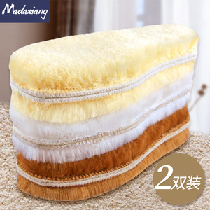 包邮冬季男女款鞋垫加厚保暖雪地靴吸汗男女士仿羊毛绒棉鞋垫