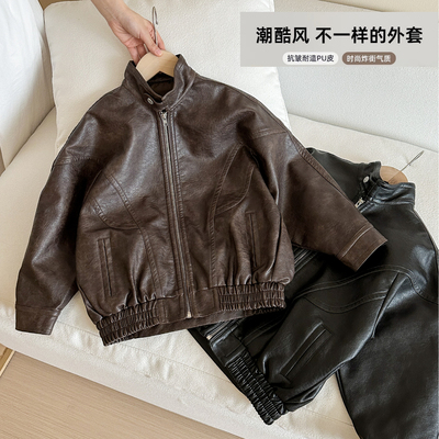 儿童百搭新款潮酷2025春秋