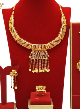 2021迪拜真金前卫首饰欧美