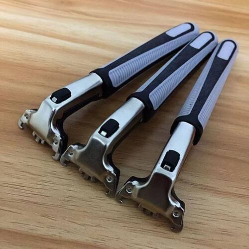 双层刀架手动剃须刀架刮胡刀吉利两层刀片刀架通用2层3层六层刀架