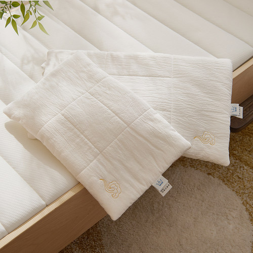 新生儿A类婴幼儿双层纱棉花枕芯 平枕 云片枕低枕芯 吸汗透气