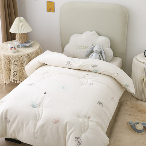 全棉幼儿园小被子被芯大豆被