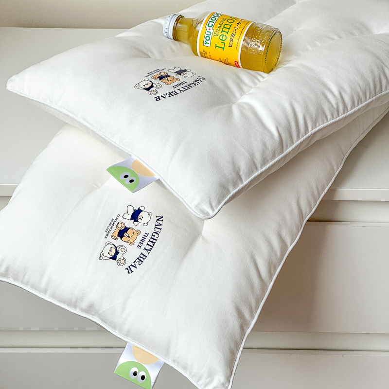 全棉母婴A类儿童枕芯 纯棉枕头幼儿园宝宝枕 婴幼儿低枕枕头30*50