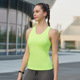 女士瑜伽紧身背心透气运动美背跑步健身高弹修身 打底外穿速干背心