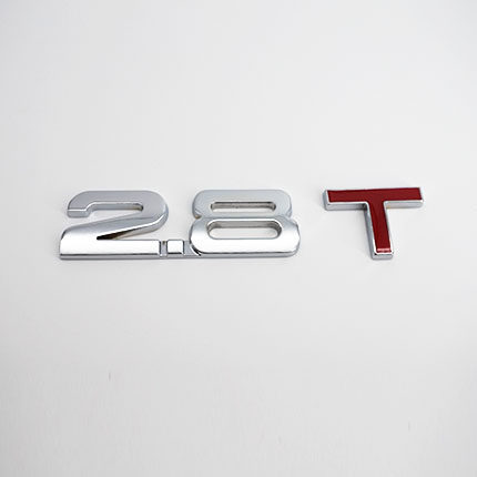 汽车排量标数字尾标3D立体金属车贴字母贴纸4wd 1.5t 2.0t v6车标