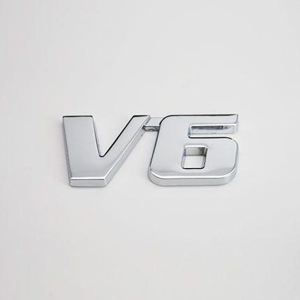 汽车排量标数字尾标3D立体金属车贴字母贴纸4wd 1.5t 2.0t v6车标