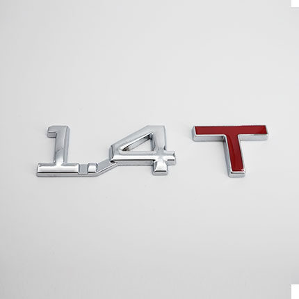 汽车排量标数字尾标3D立体金属车贴字母贴纸4wd 1.5t 2.0t v6车标