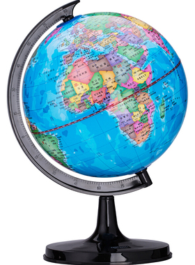 得力3035/3034/3033/3032地球仪学生32cm大号地球仪高清学习工具