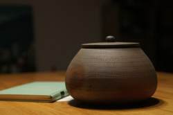 荥经砂器 粗陶 茶叶罐 罐子 土陶 砂锅 新中式 日式 茶仓 可定制