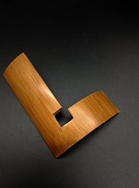 篆刻透明L型竹制印规 印板盖印定位T型透明印矩文房四宝篆刻印章