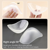 硅胶垫肩直角肩神器隐形肩垫加大加厚垫肩 跨境爆款 Shoulder pads
