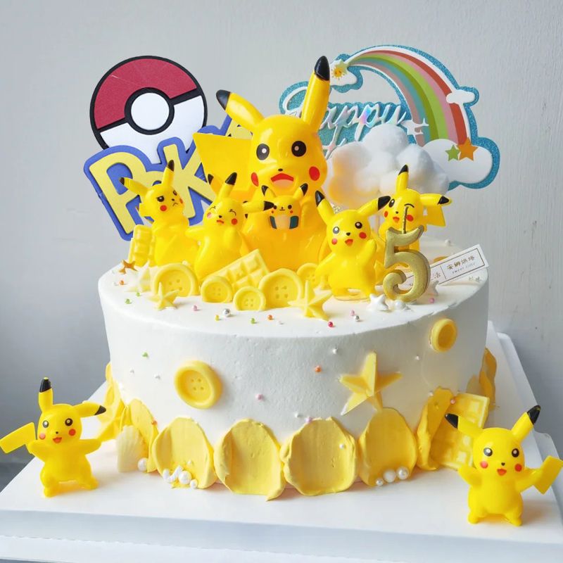 宠物精灵球烘焙卡通蛋糕摆件