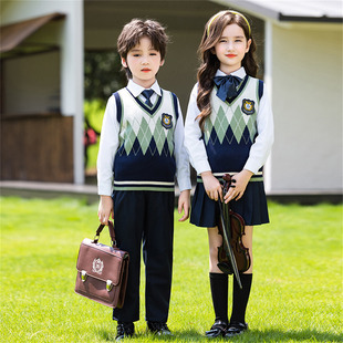 儿童英伦风校服中小学生大合唱诗歌朗诵演出服幼儿园园服毕业班服