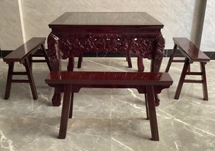 仿古八仙桌,明清仿古,大理石八仙桌