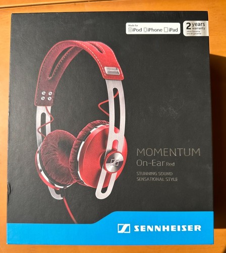 森海塞尔MOMENTUM乐动大小馒头耳机真牛皮不锈钢高保真二手高颜值