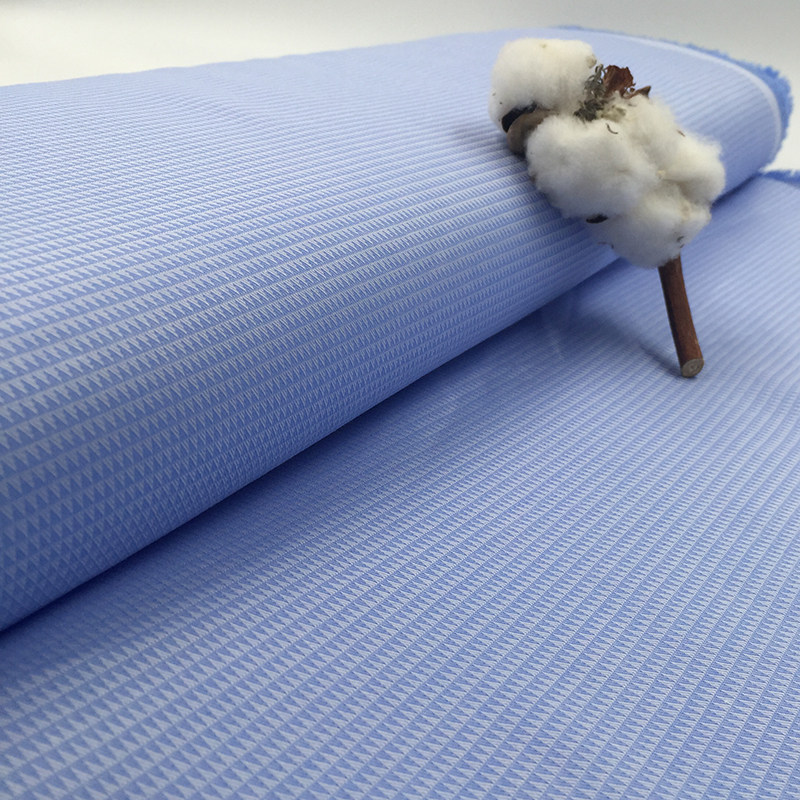 【Taylor Tailor】正装衬衫定做 男浅蓝色暗纹修身衬衣 量身定制