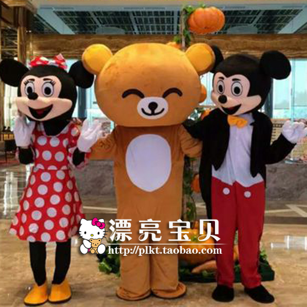 卡通人偶服装演出道具服装行走人偶服装玩偶衣服动漫人偶服装