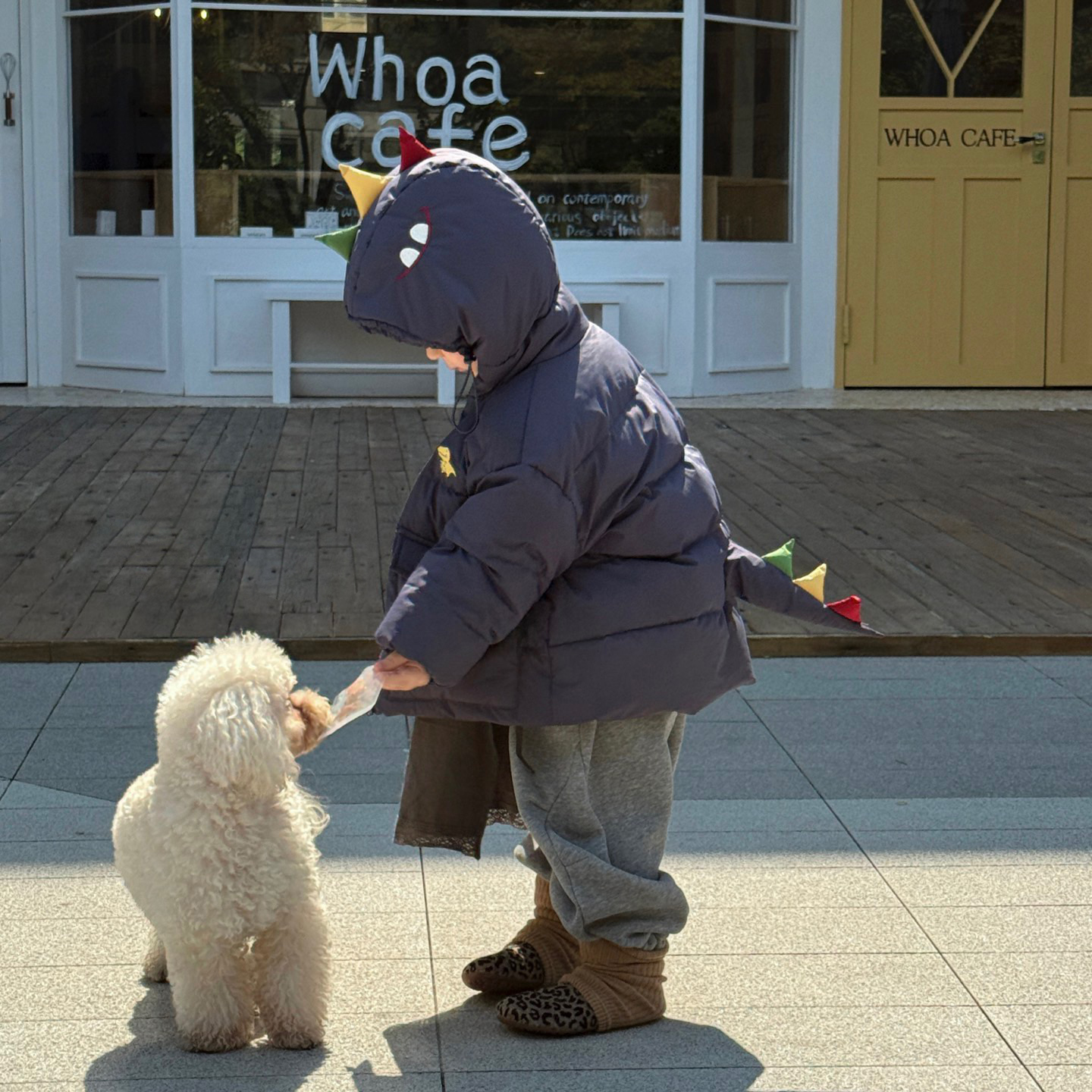 儿童恐龙羽绒服卡通童趣2025冬季新款韩版中长款男女宝宝羽绒外套