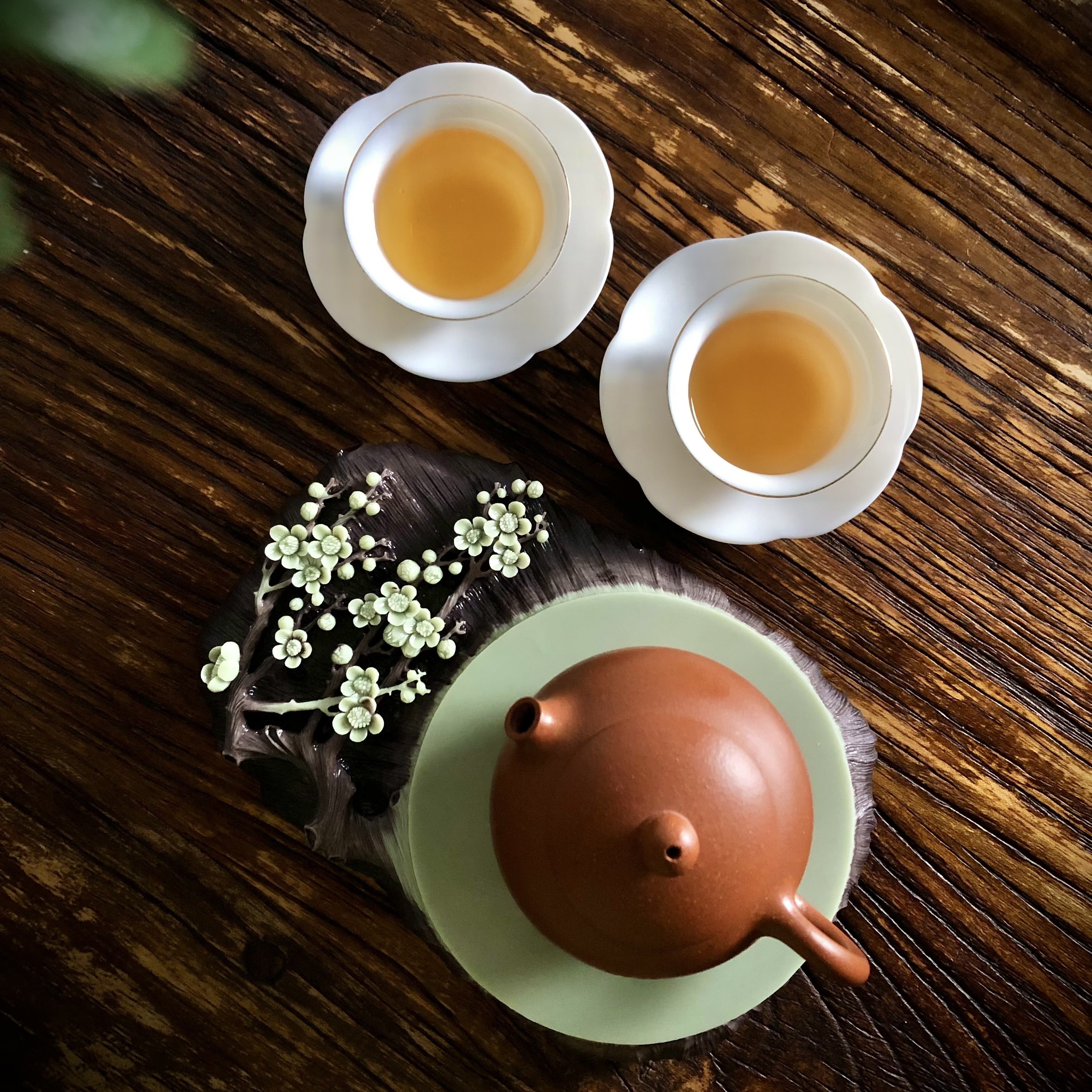 宗正堂贵州天然紫袍玉带石茶台梅花壶承干泡台精致茶托石头茶盘