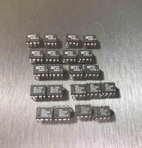 OP275G,OP275GP发烧双运放，DIP8，原装正品拆机货，现货可直拍