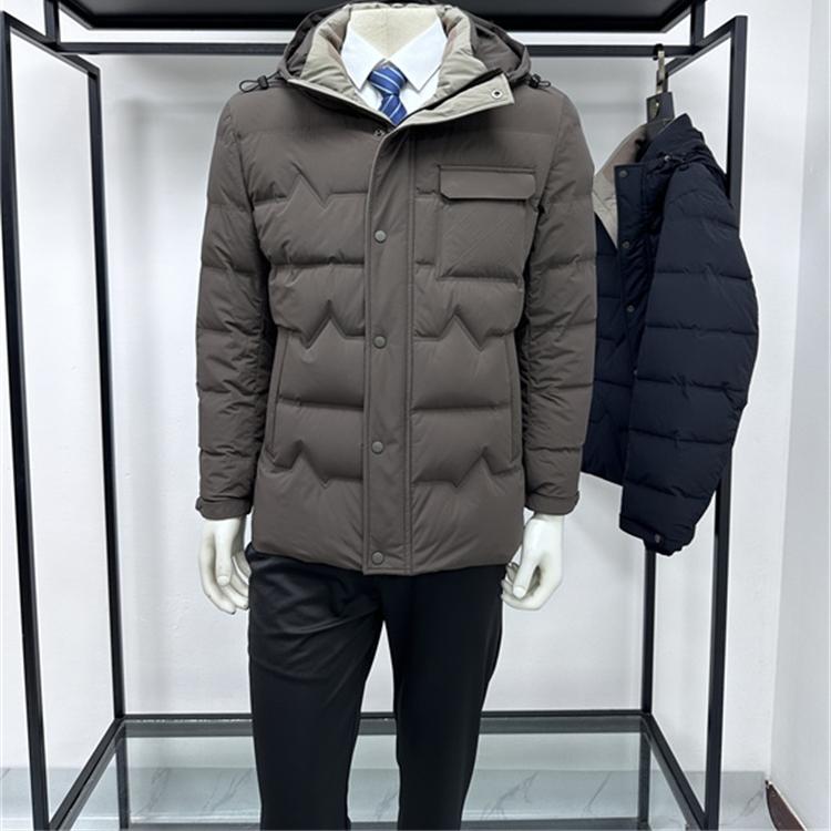 24冬季商务休闲可脱卸常规羽绒服