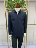 款 2024年秋季 新品 促销 商务休闲男士 立领藏蓝色夹克外套上衣铭盛缘