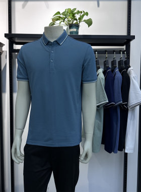 26年夏季新品休闲翻领男士Polo衫