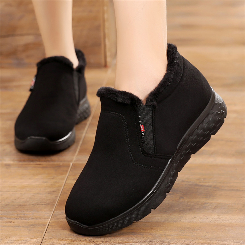 厚底新款防滑加绒保暖老北京布鞋