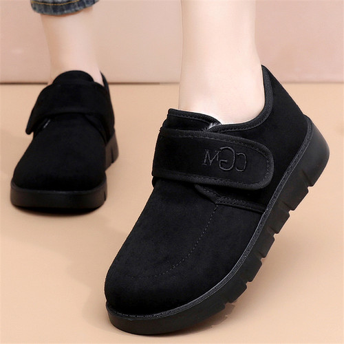 冬季加绒保暖棉鞋女轻便百搭