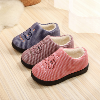 新款拖鞋冬季男女加绒棉鞋保暖加厚妈妈鞋软底厚底居家防滑毛毛鞋