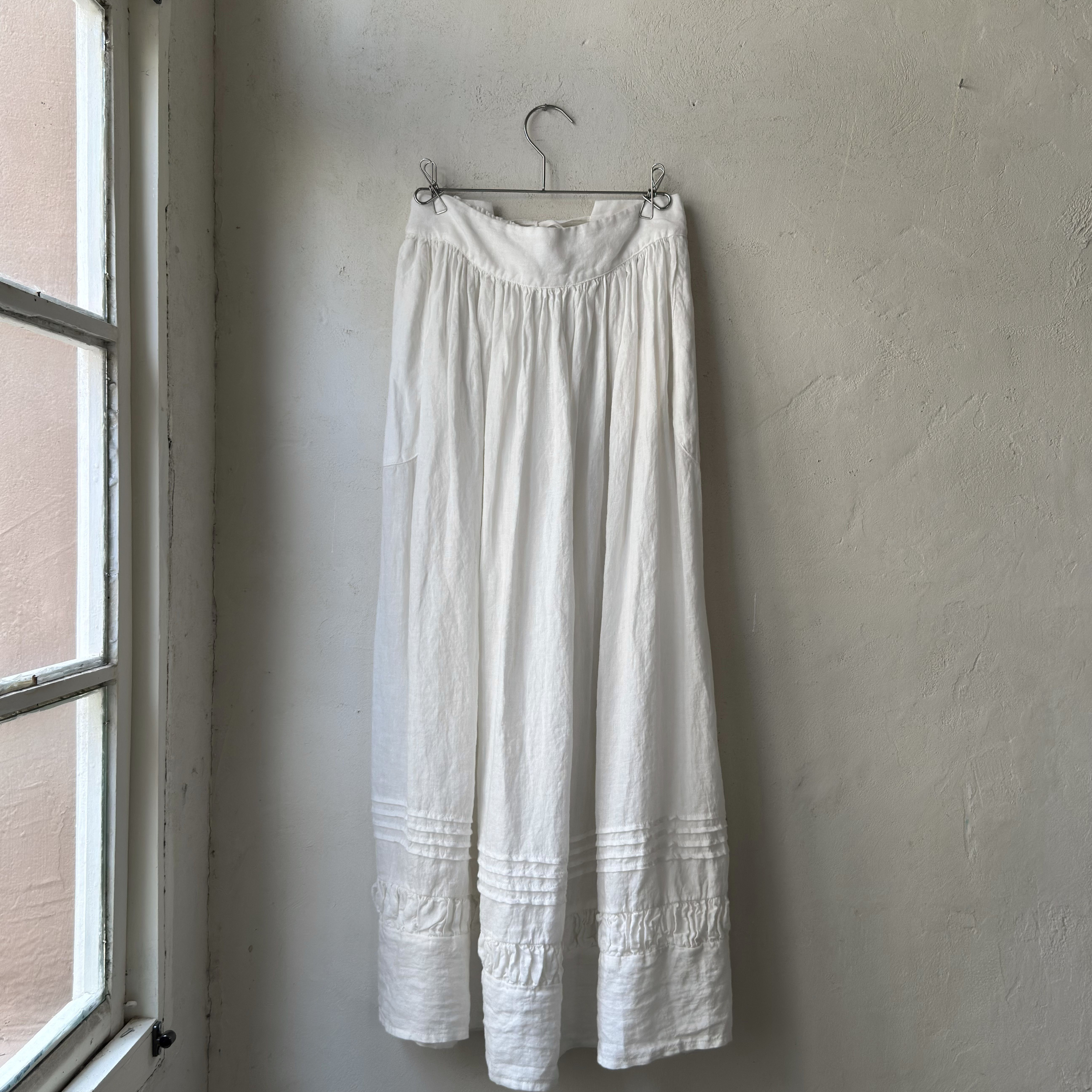 Jammer半松紧棉麻裙