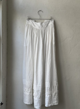 Jammer半松紧棉麻裙