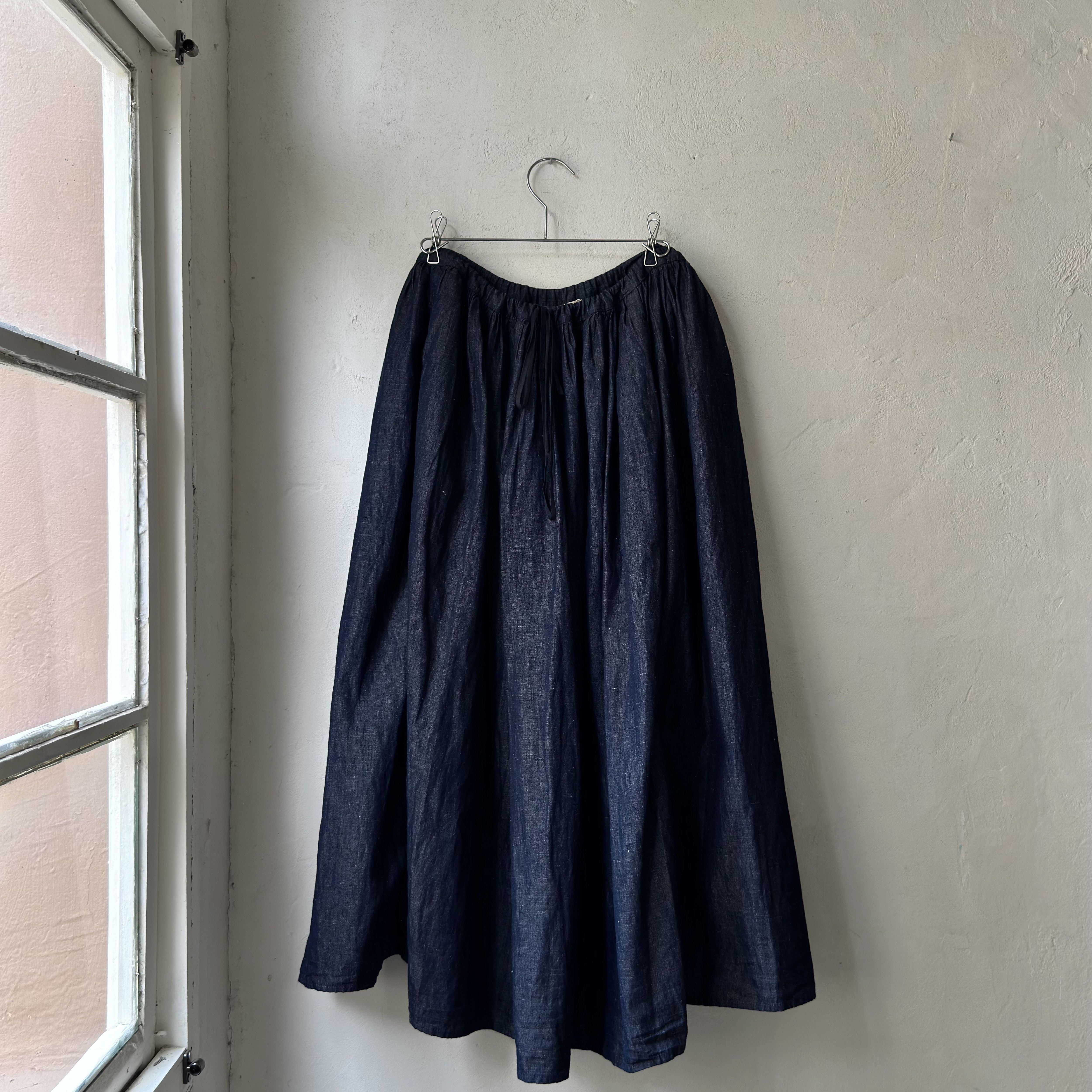 意大利Apuntob抽绳牛仔半裙