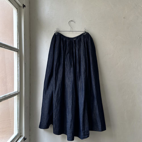 意大利Apuntob抽绳牛仔半裙