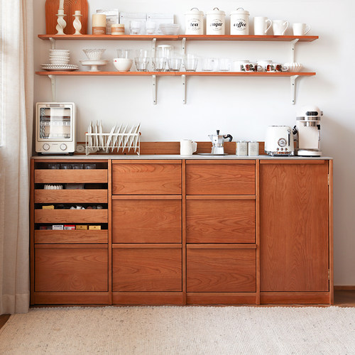 浮生记半抽咖啡柜落地家用收纳柜