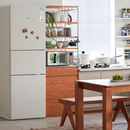 浮生记 极窄边缝餐边柜靠墙一体收纳柜不锈钢置物架抽屉柜家用