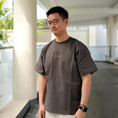 JACPICK【凉感透气压花针织T恤】防晒240g短袖宽松圆领速干透气