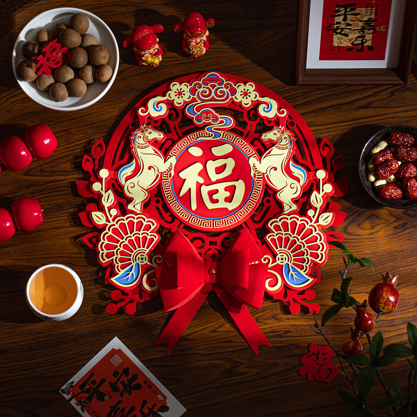 2026新款马年门贴立体新年过年春节家用喜庆福字入户门装饰品氛围,节庆用品/礼品,福字/窗花/窗贴,淘宝优惠券,粉丝福利购,淘宝优惠卷