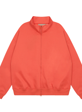 ESSENTIALS拉链外套FEAR OF GOD复线字母休闲宽松潮牌卫衣男女冬