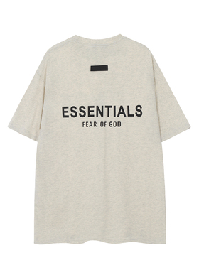 FOG ESSENTIALS美式小众潮牌春夏高街纯棉宽松圆领短袖T恤男女款