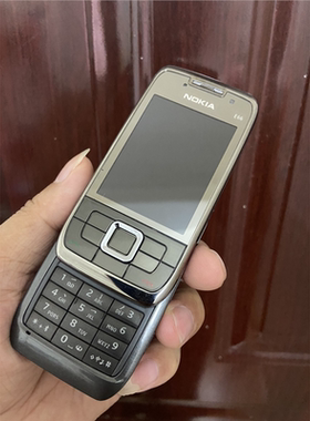 Nokia/诺基亚E66手机超薄金属滑盖移动联通2G工作老人备用手机