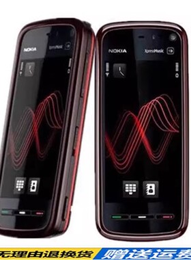 Nokia/诺基亚5800W 直板触屏手写经典怀旧双喇叭学生备用手机耐用