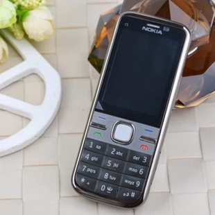 Nokia 00i直板大按键大听筒学生戒网移动联通备用机 诺基亚C5