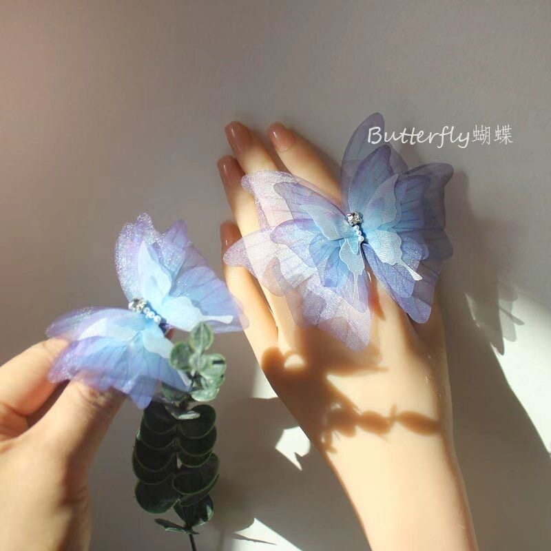 超仙立体纱蝴蝶戒指花舞蹈表演成更多舞蹈配饰