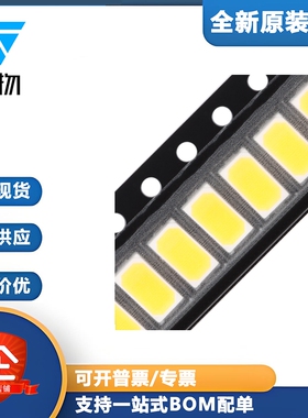 5730贴片LED灯 白色 暖白光 高亮发光二极管LED灯 50-55LM (10只)
