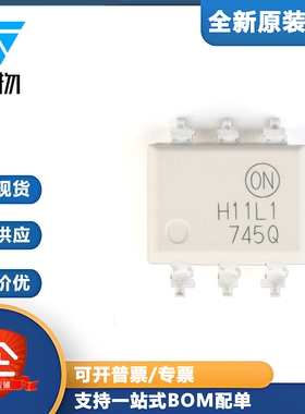 原装正品 贴片 H11L1SR2M SMD-6 施密特触发器输出光电耦合器芯片
