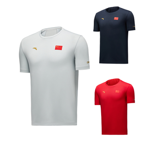 速干冰肤防晒运动服 CHINA男女款 ANTA安踏25款 中国国家队国旗T恤衫