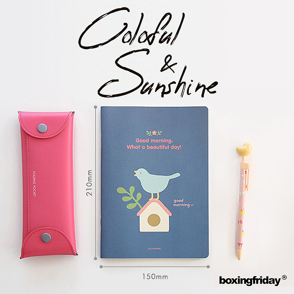 可爱风二次元学生笔记记事本A5