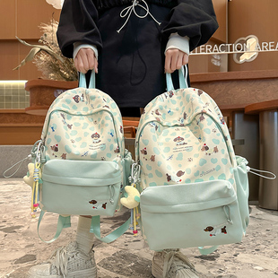 高颜值腊肠狗可爱书包初中女生高中学生小学生女孩甜美少女双肩包