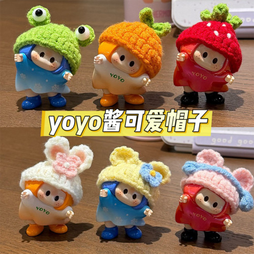 yoyo酱可爱帽子娃衣右右酱mini帽
